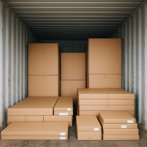Flat pack in a container