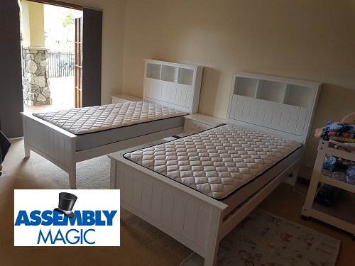 Two single beds assembled by Brendan - Assembly Magic