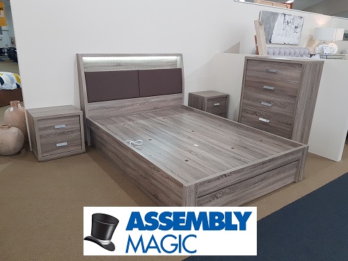 Complete bedroom setting assembled by Brendan - Assembly Magic