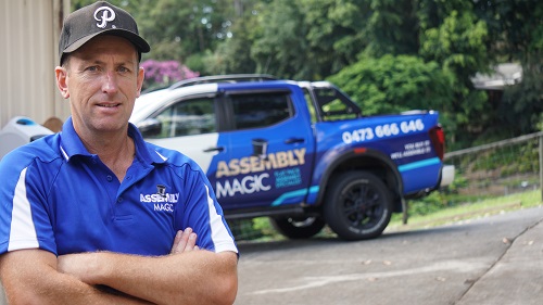 Technician Ben - in front of his van