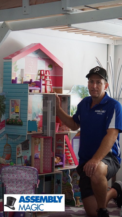 Dollhouse assembled by Brendan - Assembly Magic