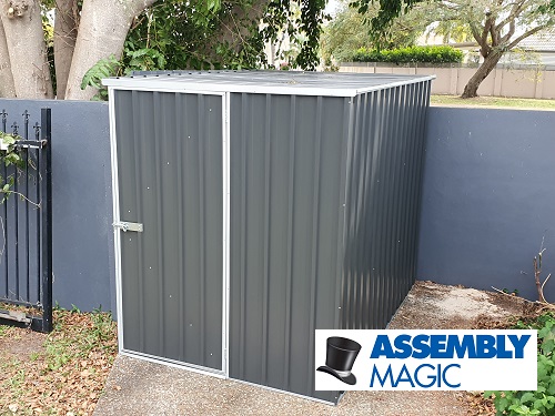 Tiny garden shed assembled by Shaun - Assembly Magic