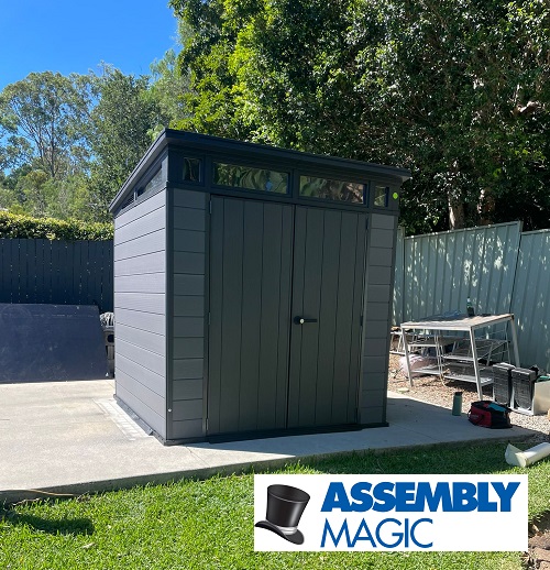 Garden shed assembled by Assembly Magic in Boronia Heights