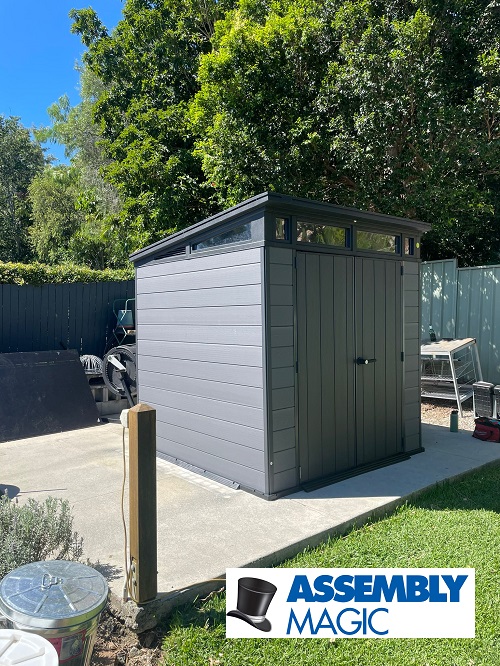 Garden Shed Assembly by Assembly Magic in Ormiston.