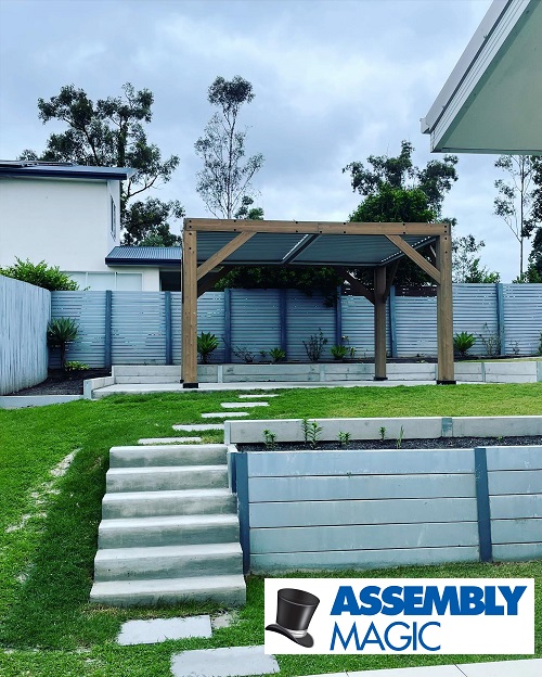 Gazebo installed by Assembly Magic in Bayswater VIC