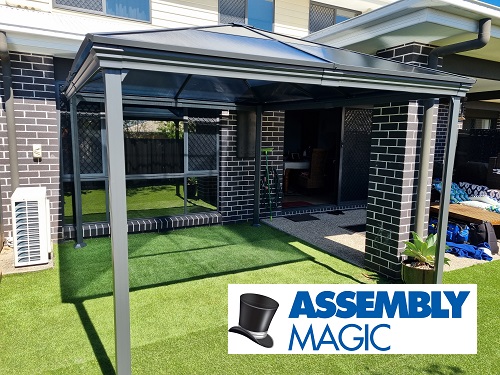 Gazebo assembled by Assembly Magic in Boronia Heights