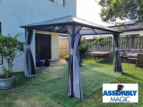 Gazebo assembled by Ben - Assembly Magic