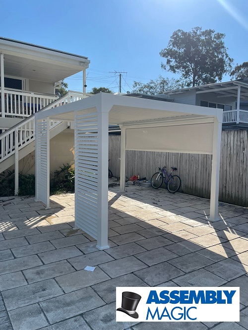 Gazebo installed by Robert here in Ferntree Gully