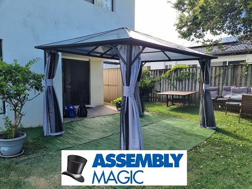 Gazebo assembled by Robert - Assembly Magic