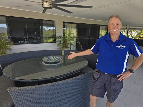 Outdoor Furniture assembled by Robert from Assembly Magic.