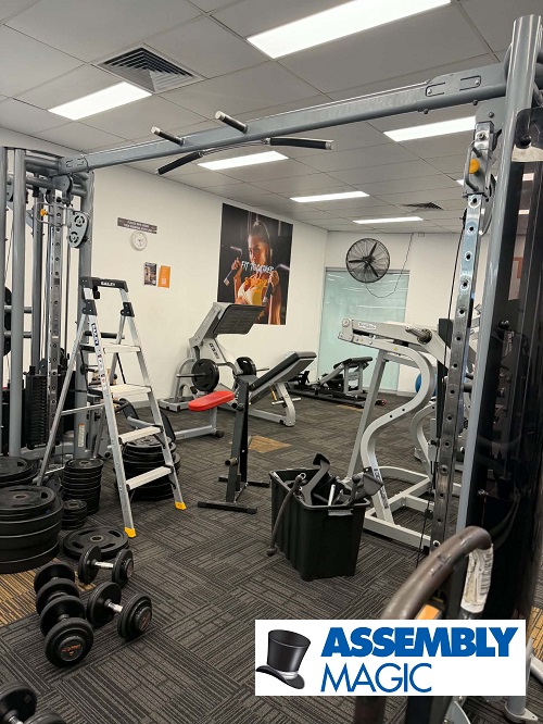 Gym equipment assembled by Ben - Assembly Magic in Sheldon