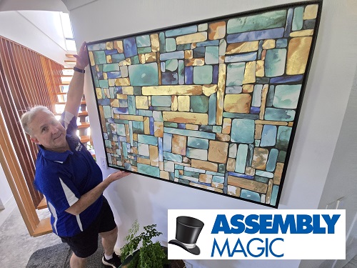 Artwork installed by Shaun - Assembly Magic