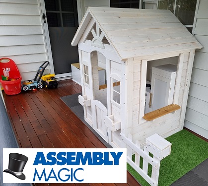 A Cubby House assembled by Robert - Assembly Magic
