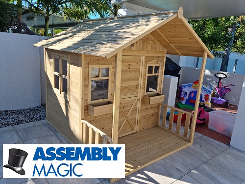 Cubby House assembled by Ben - Assembly Magic