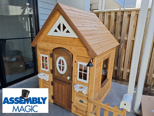 Cubby House Assembly by specialist - Shaun.