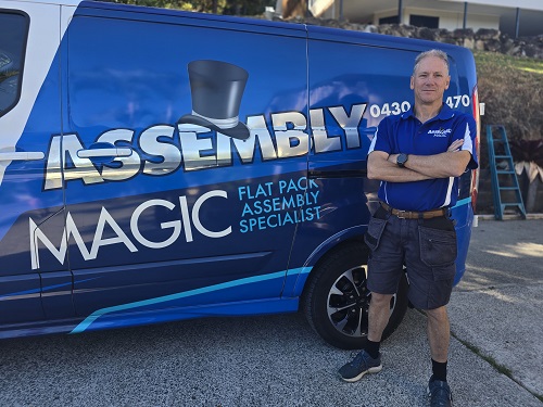 Technician - Robert next to his van