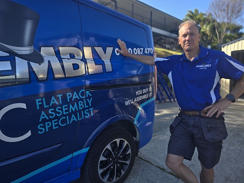 Technician - Rob standing near back of his van