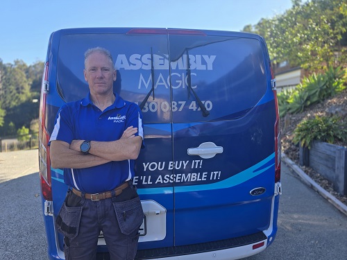 Technician - Robert, behind his van