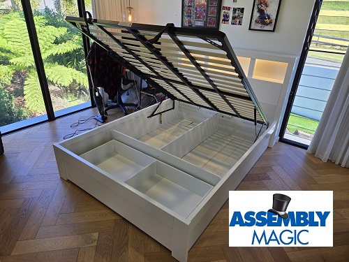 Flat pack bed assembled by Robert - Assembly Magic