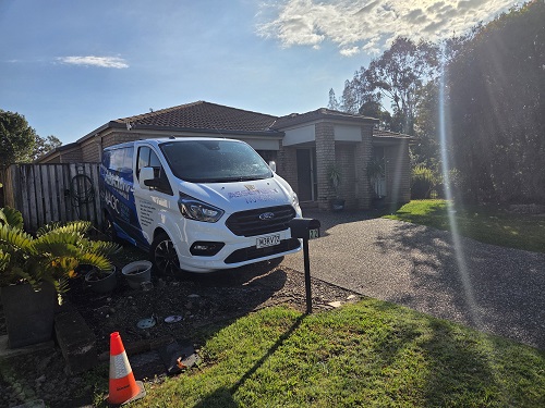 Your local technician - Robert's van.