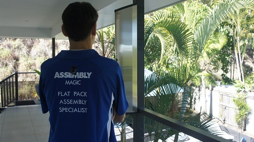 Back of technician - Shaun