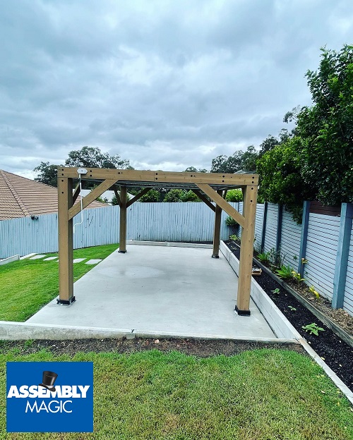 Gazebo installed by Shaun - Assembly Magic