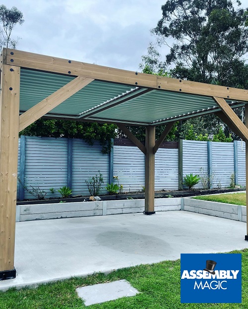 Gazebo assembled by Shaun - Assembly Magic