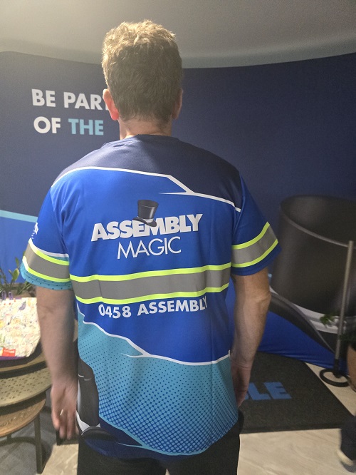 Your local technician Ben, sporting his new hi-vis uniform.