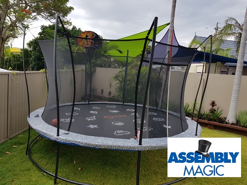 Trampoline Assembly performed by Ben - Assembly Magic
