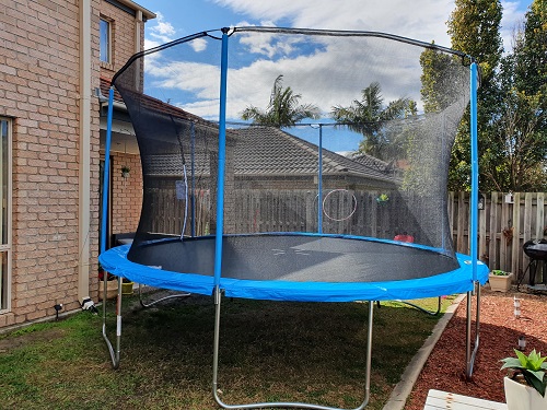 Trampoline assembled by Ben - Assembly Magic