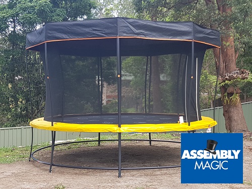 Trampoline assembled by Robert - Assembly Magic