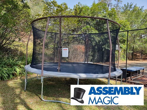 Trampoline assembled by Assembly Magic in Scoresby