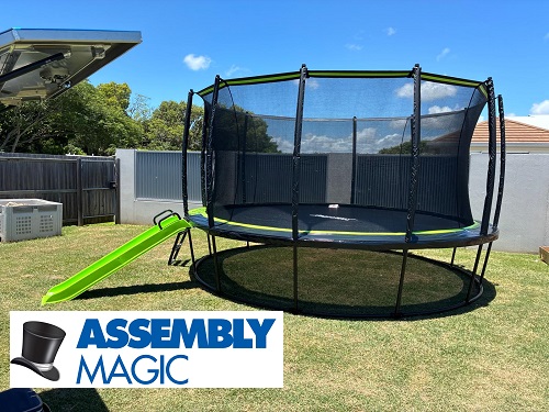 Trampoline assembled by Robert from Assembly Magic in Upwey