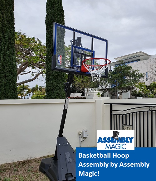 Basketball Hoop assembled by Assembly Magic