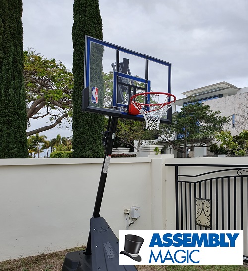 Large Basketball setup by Assembly Magic in Wynnum.