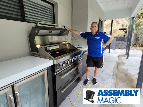 BBQ Assembled by Assembly Magic in Camira