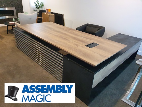 Office desk assembled by Shaun - Assembly Magic
