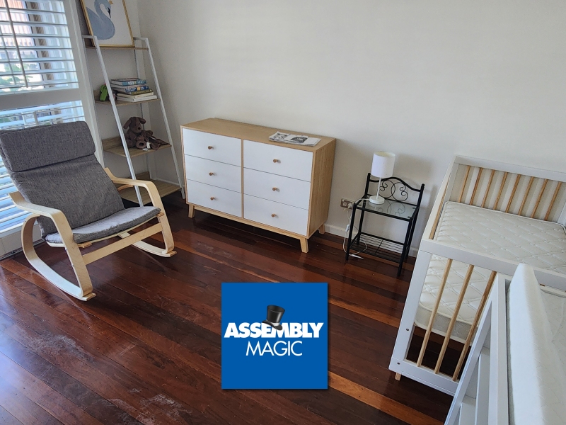 Baby Room furniture with Assembly Magic Logo