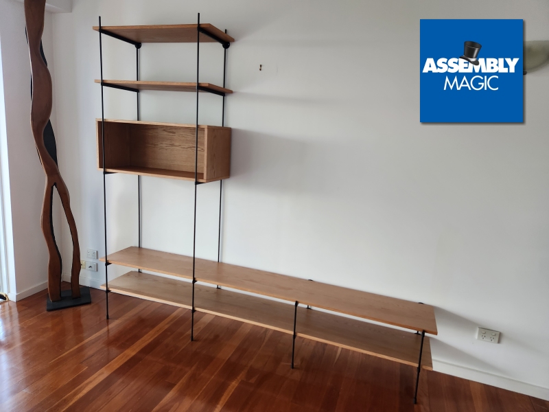Wall Unit with Assembly Magic Logo