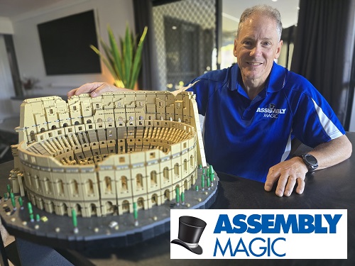 Lego build by Shaun from Assembly Magic