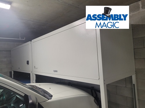Over Bonnet Storage unit installed by technician - Robert.