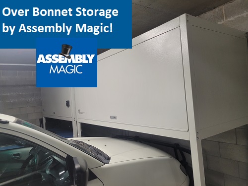 Over Bonnet Storage unit assembled by Robert - Assembly Magic