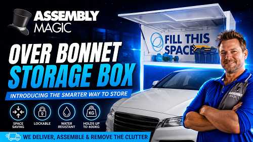 Over Bonnet Storage by Assembly Magic in West End QLD.