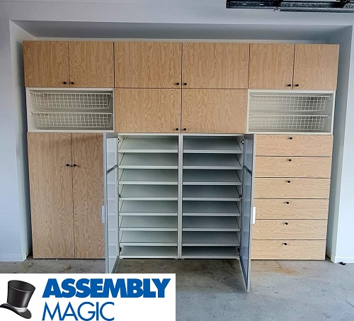 Storage unit installed by Robert - Assembly Magic