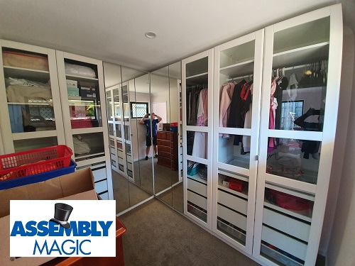 Wardrobes assembled by Robert - Assembly Magic