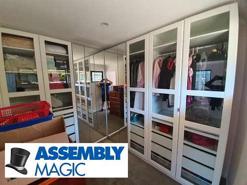 Wardrobes assembled by Brendan - Assembly Magic