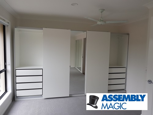 Wardrobe assembled by Ben - Assembly Magic.